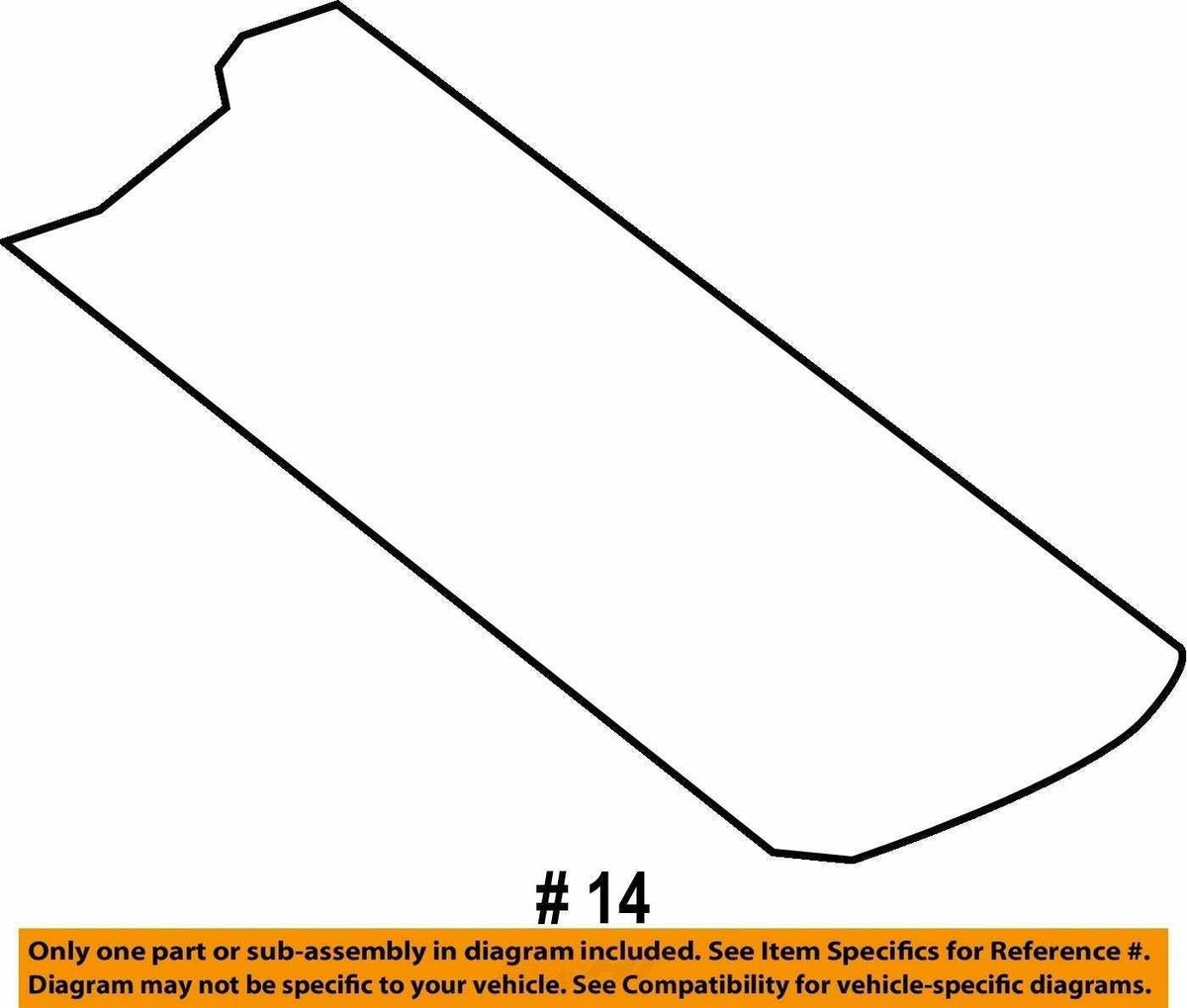 05-07 Subaru Outback Right Rear Door Panel Interior Trim Cover OEM 94247AG02B