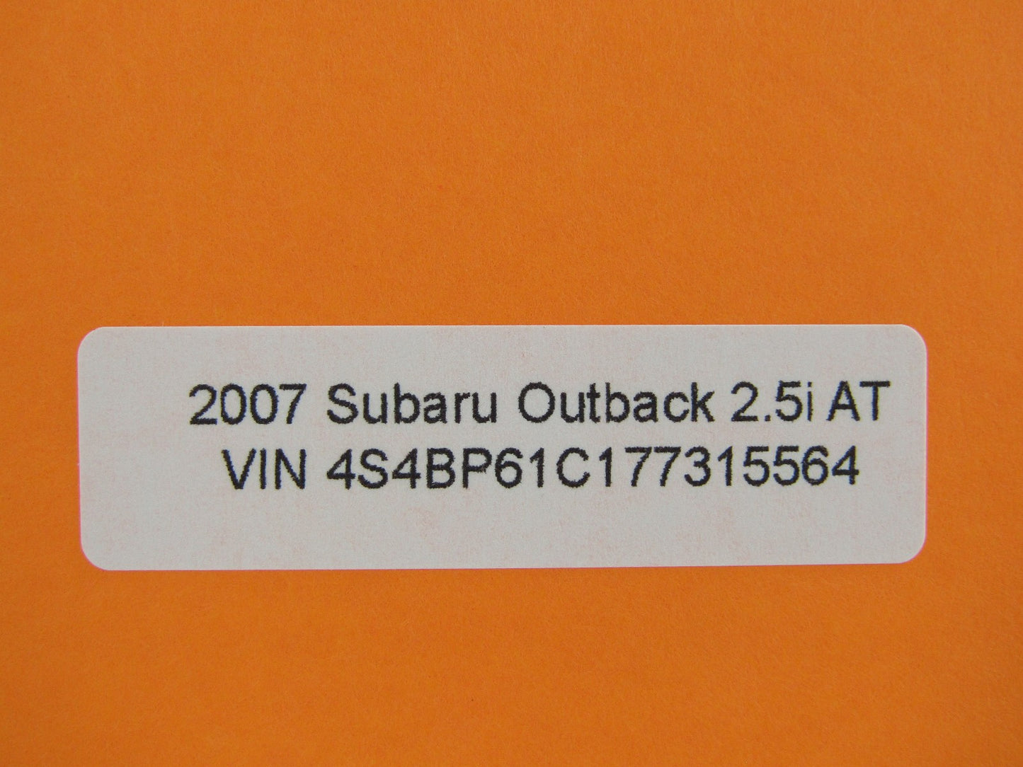 2005-2009 Subaru Outback Right Side Window Corner Mirror Bolt Trim Cover OEM
