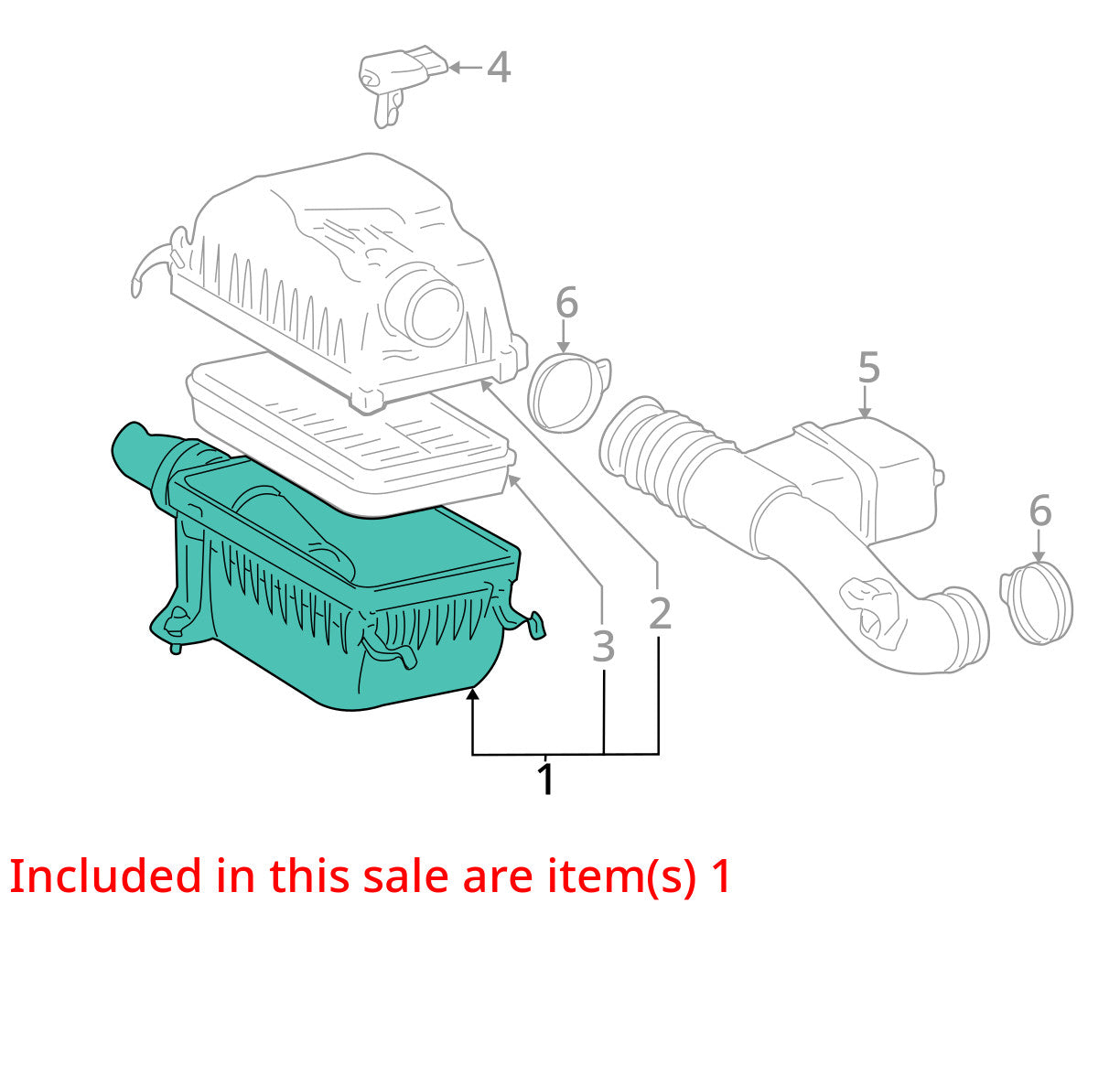 2000-2006 Toyota Tundra Air Filter and Housing Assembly OEM