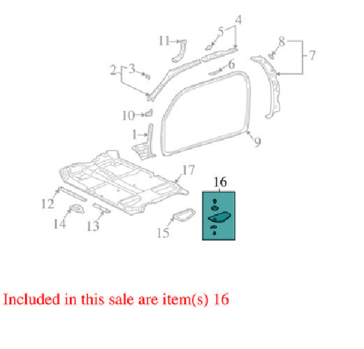 2000-2006 Toyota Tundra Extended Cab Floor Storage Lid Compartment OEM