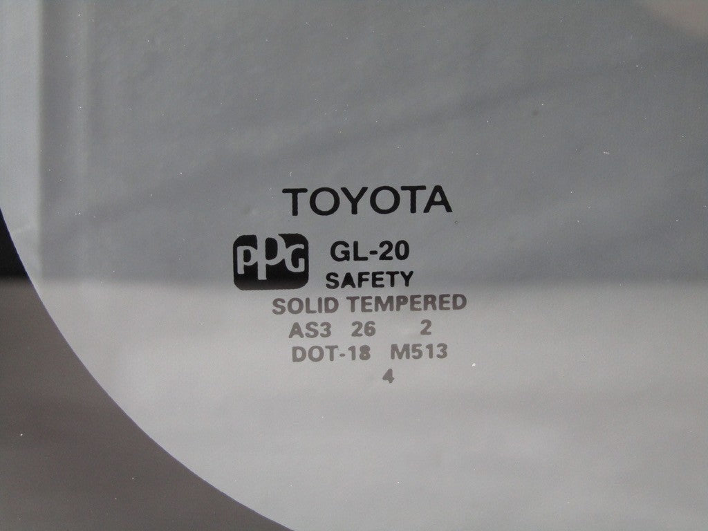 2000-2006 Toyota Tundra Extended Cab Right Rear Door Window Glass OEM