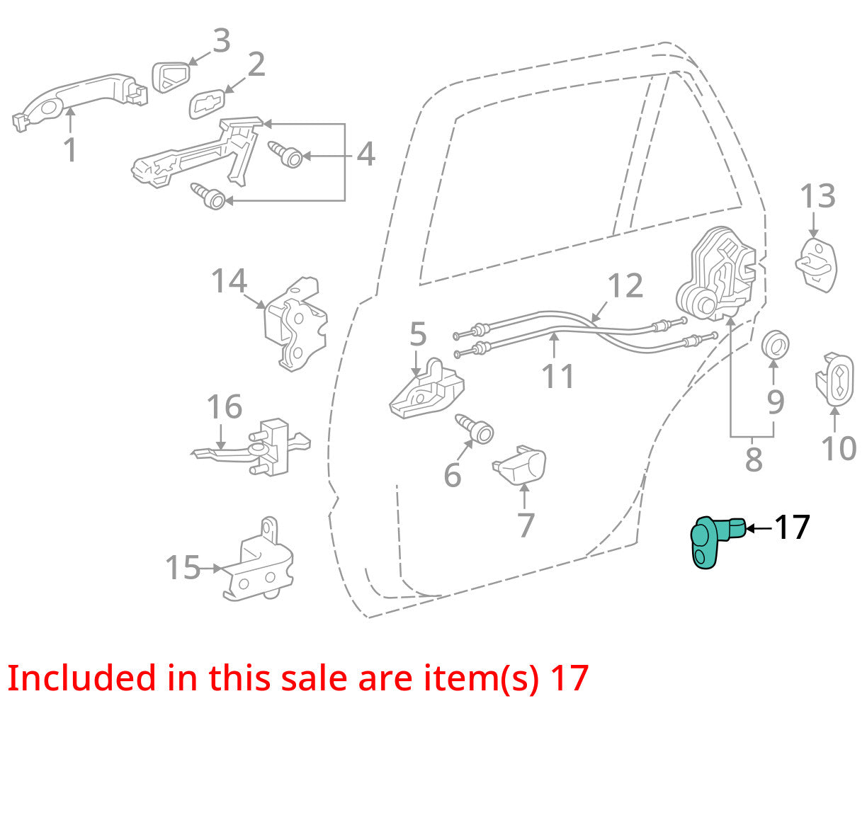 2000-2006 Toyota Tundra Access Cab Door Open Ajar Sensor OEM