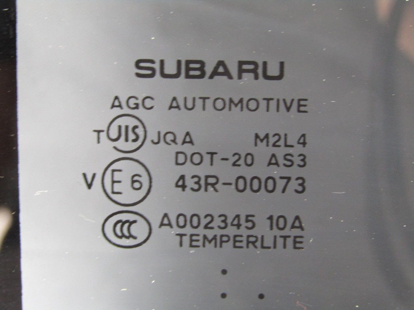 2010-2014 Subaru Impreza Sunroof Moonroof Window Glass OEM 65430FG010