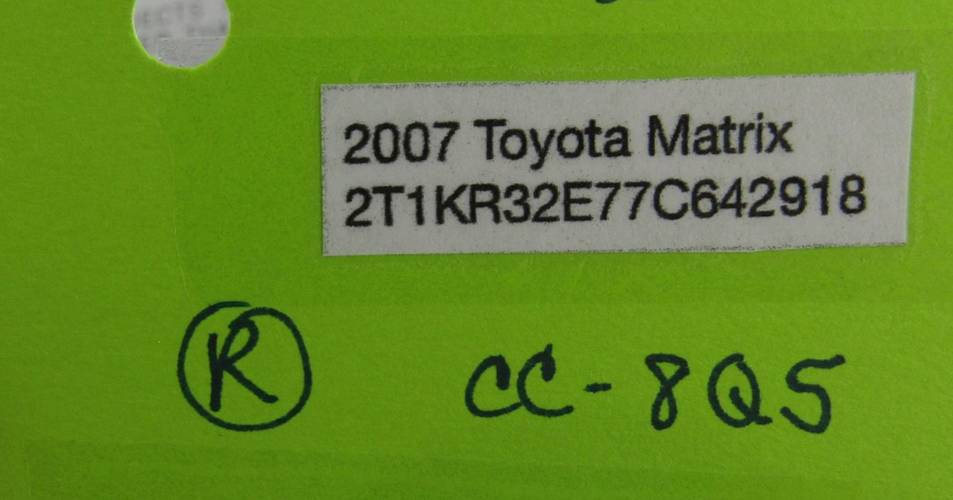 2003-2008 Toyota Corolla Matrix Door Mirror Side Mirror Right 87910-02411-J1 OEM