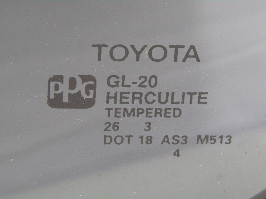 2001-2007 Toyota Sequoia Rear Left Side Vent Glass Quarter Window OEM