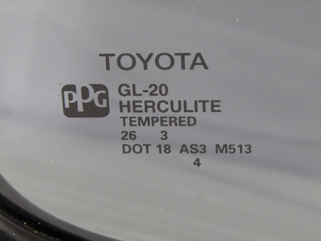 2001-2007 Toyota Sequoia Rear Right Vent Glass Quarter Window OEM