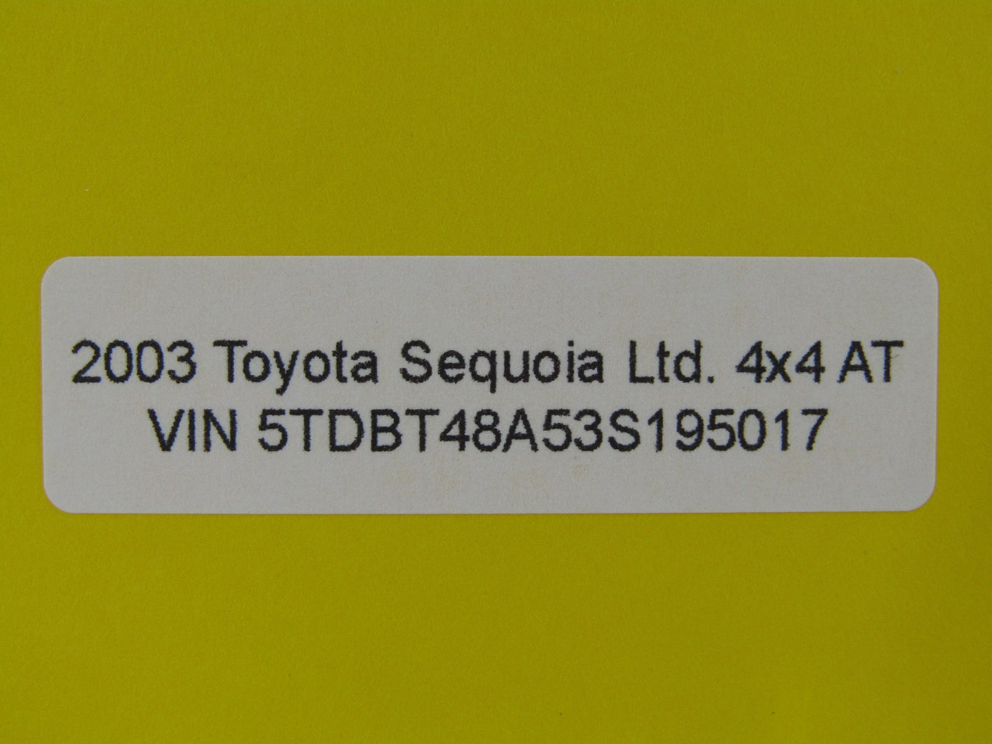 2003 Toyota Sequoia Engine Computer ECU 4X4 4.7L V8 89661-0C490 OEM