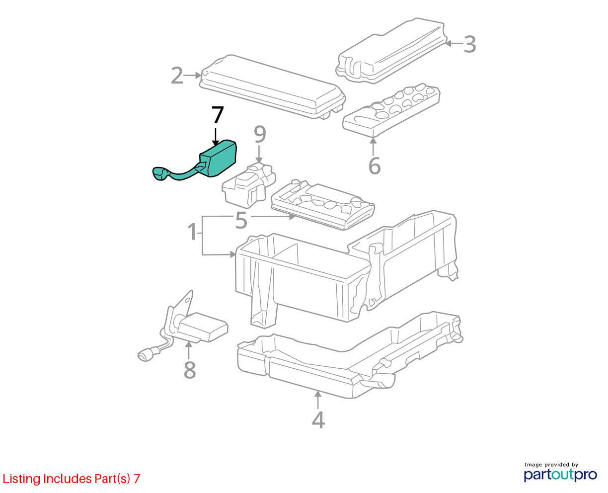 2001-2005 Toyota Sequoia Power Fuel Pump Resistor 23080-50100 OEM