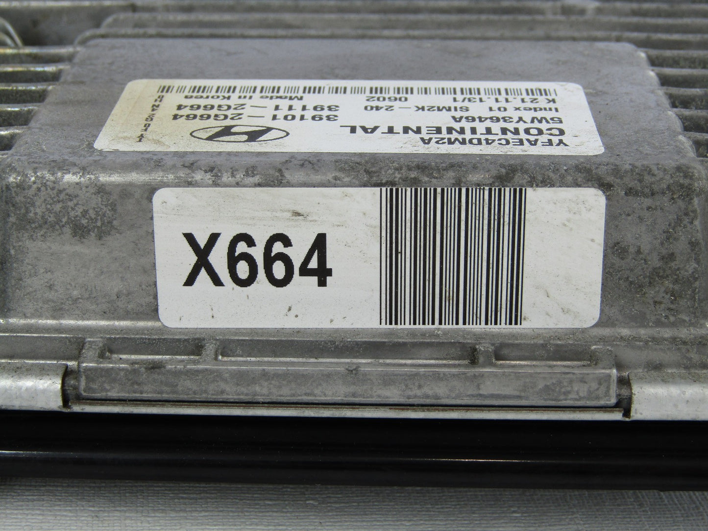 2014 Hyundai Sonata 2.4L Engine Control Module Computer ECU ECM with Bracket OEM
