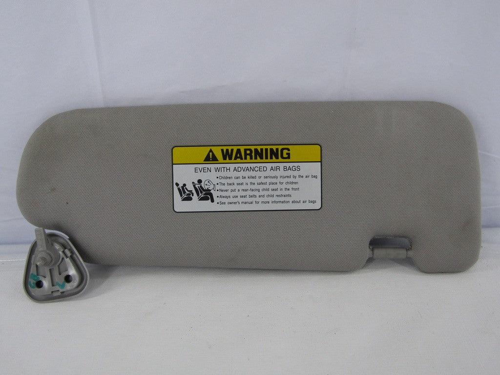 2011-2014 Hyundai Sonata Left Front Sun Visor Gray OEM
