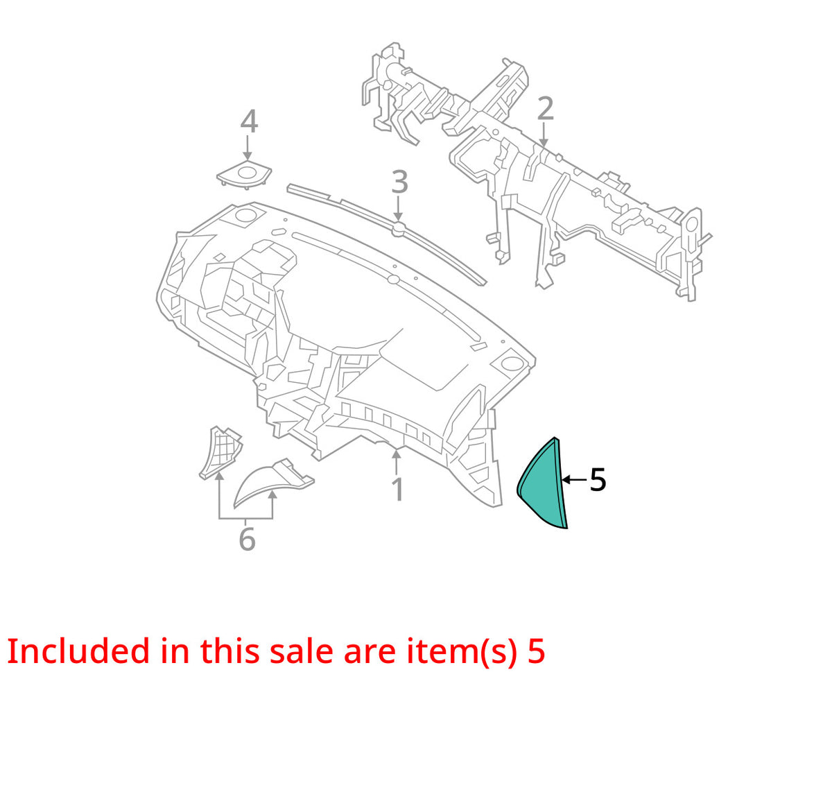 2011-2014 Hyundai Sonata Instrument Panel Left Trim Cover OEM 84765-3S000-RY