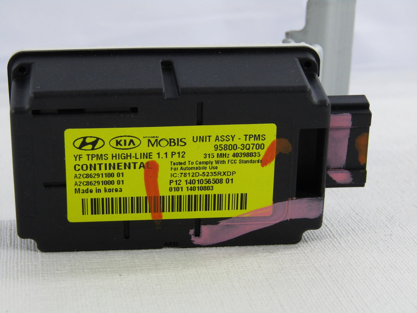 2014 Hyundai Sonata AT Tire Pressure Monitor Control Module Unit 95800-3Q700 OEM