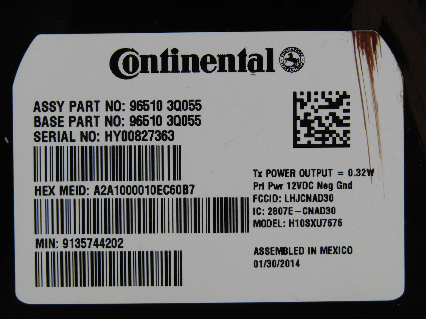 2014 Hyundai Sonata Mts Mobile Telematics System Bluelink Control Module OEM