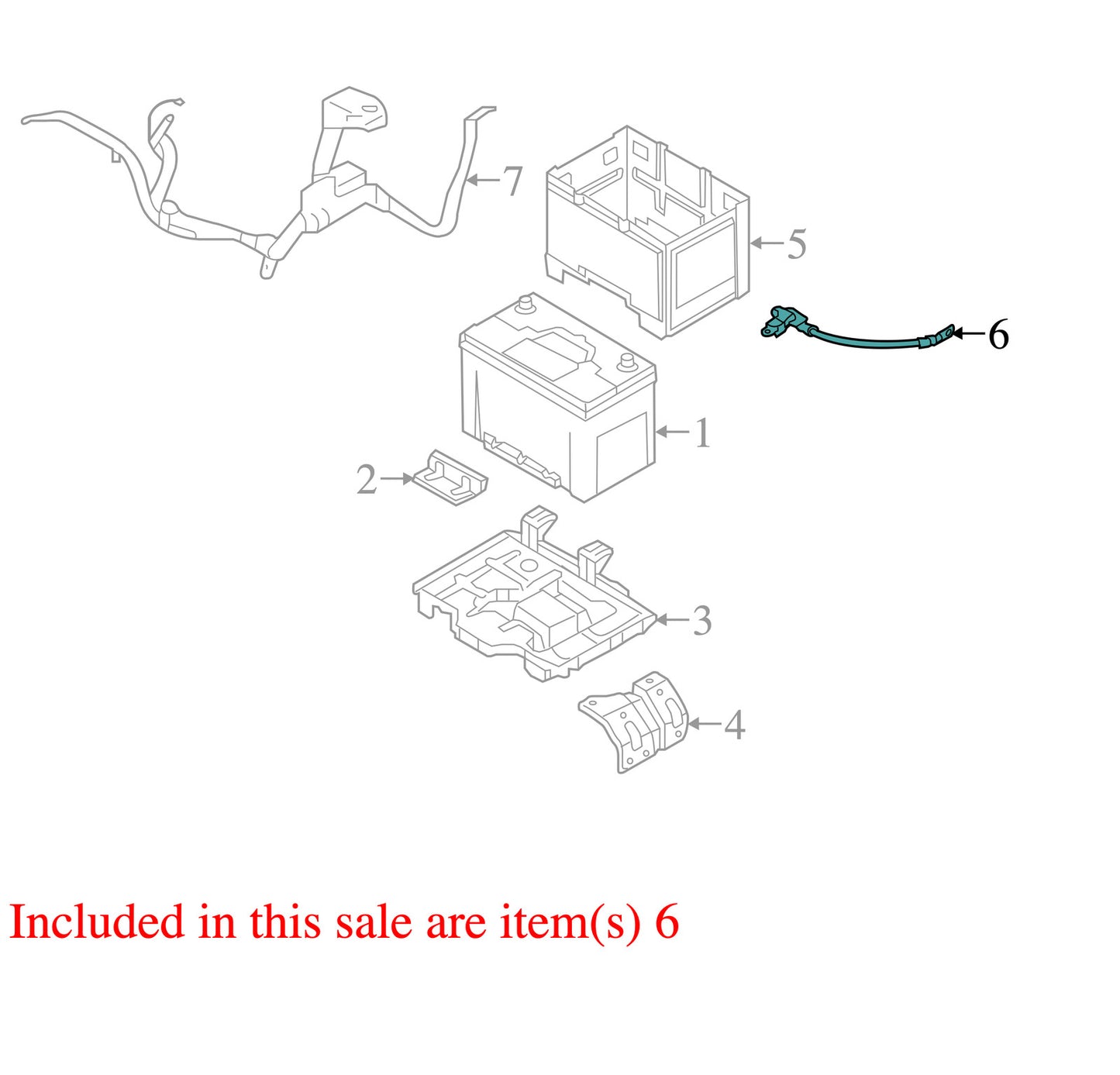 2011-2014 Hyundai Sonata 2.4 Negative Battery Cable Sensor 371803Q010 OEM