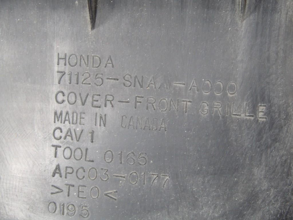 2006-2011 Honda Civic Radiator Support Access Cover OEM