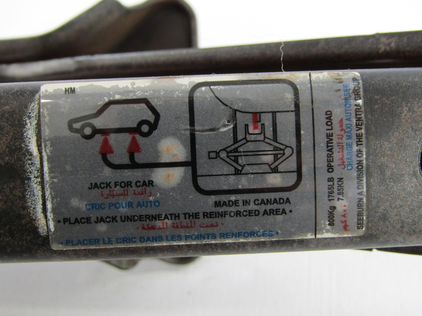 2006-2011 Honda Civic Emergency Tire Change Scissor Jack OEM