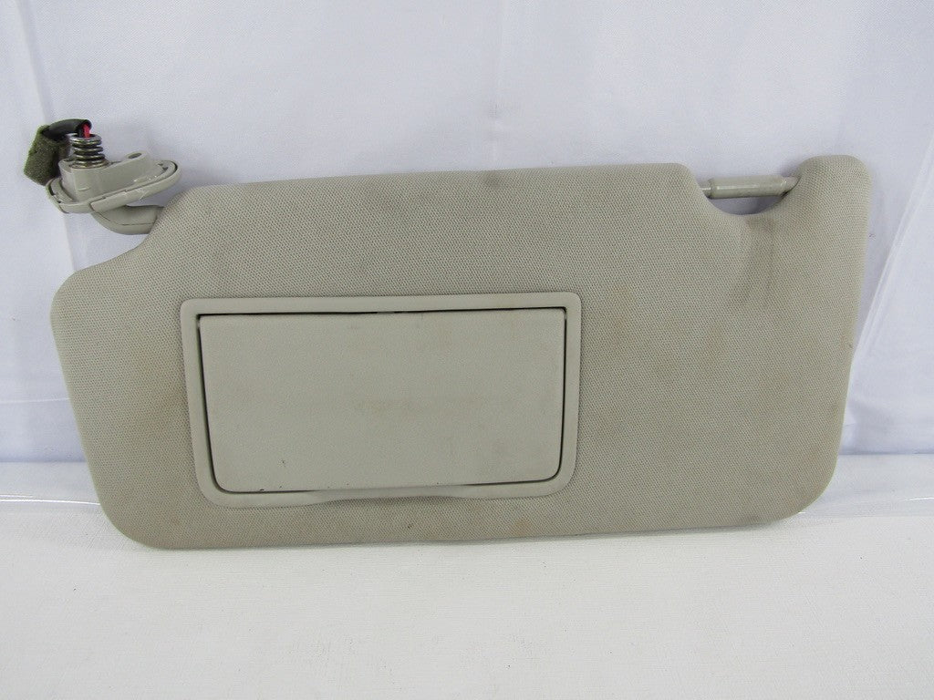 2010-2014 Subaru Outback Left Side Sun Visor Beige with Mirror OEM