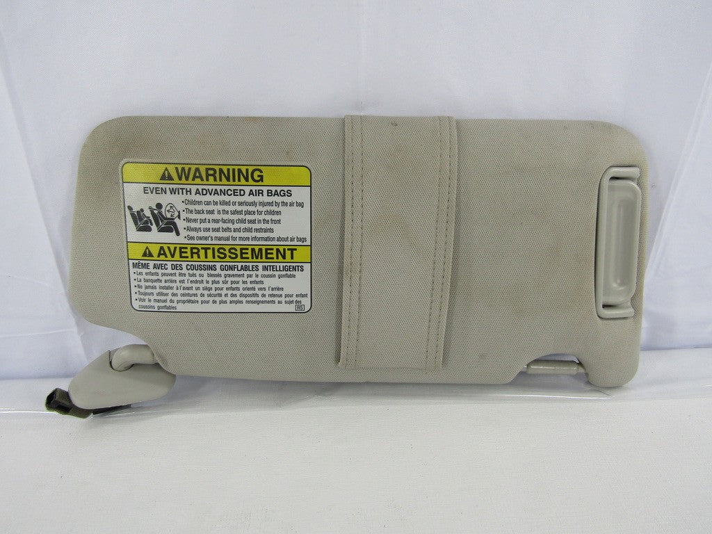 2010-2014 Subaru Outback Left Side Sun Visor Beige with Mirror OEM