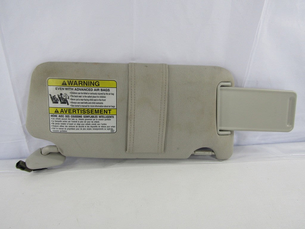 2010-2014 Subaru Outback Left Side Sun Visor Beige with Mirror OEM