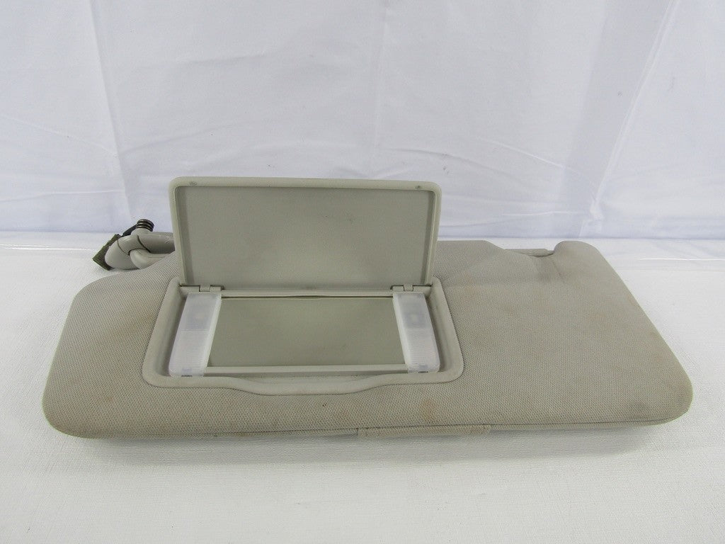 2010-2014 Subaru Outback Left Side Sun Visor Beige with Mirror OEM
