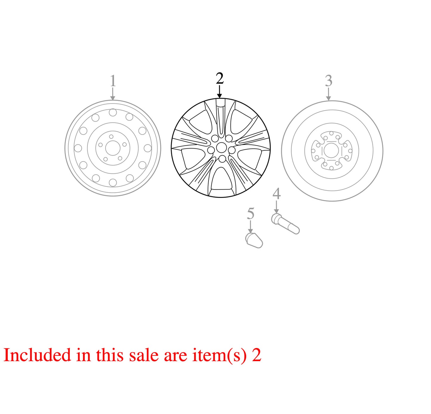 2011-2014 Hyundai Sonata 16X6.5 Aluminum Alloy 5 Double Spoke Silver with Tpms