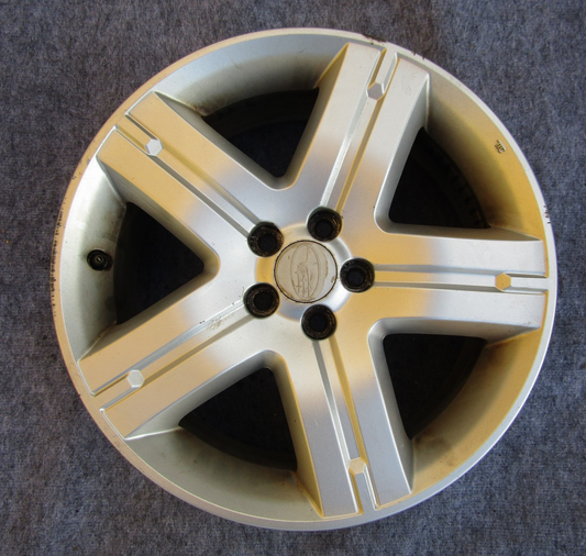 2006-2010 Subaru Forester 17X7 Aluminum Alloy Silver 5 Spoke Wheel 68750 OEM