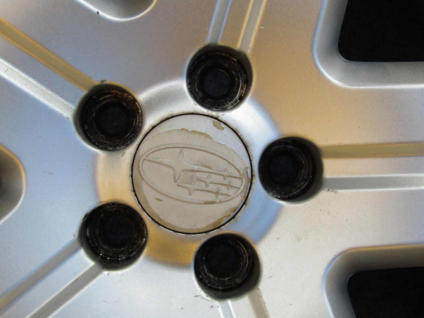 2006-2010 Subaru Forester 17X7 Aluminum Alloy Silver 5 Spoke Wheel 68750 OEM