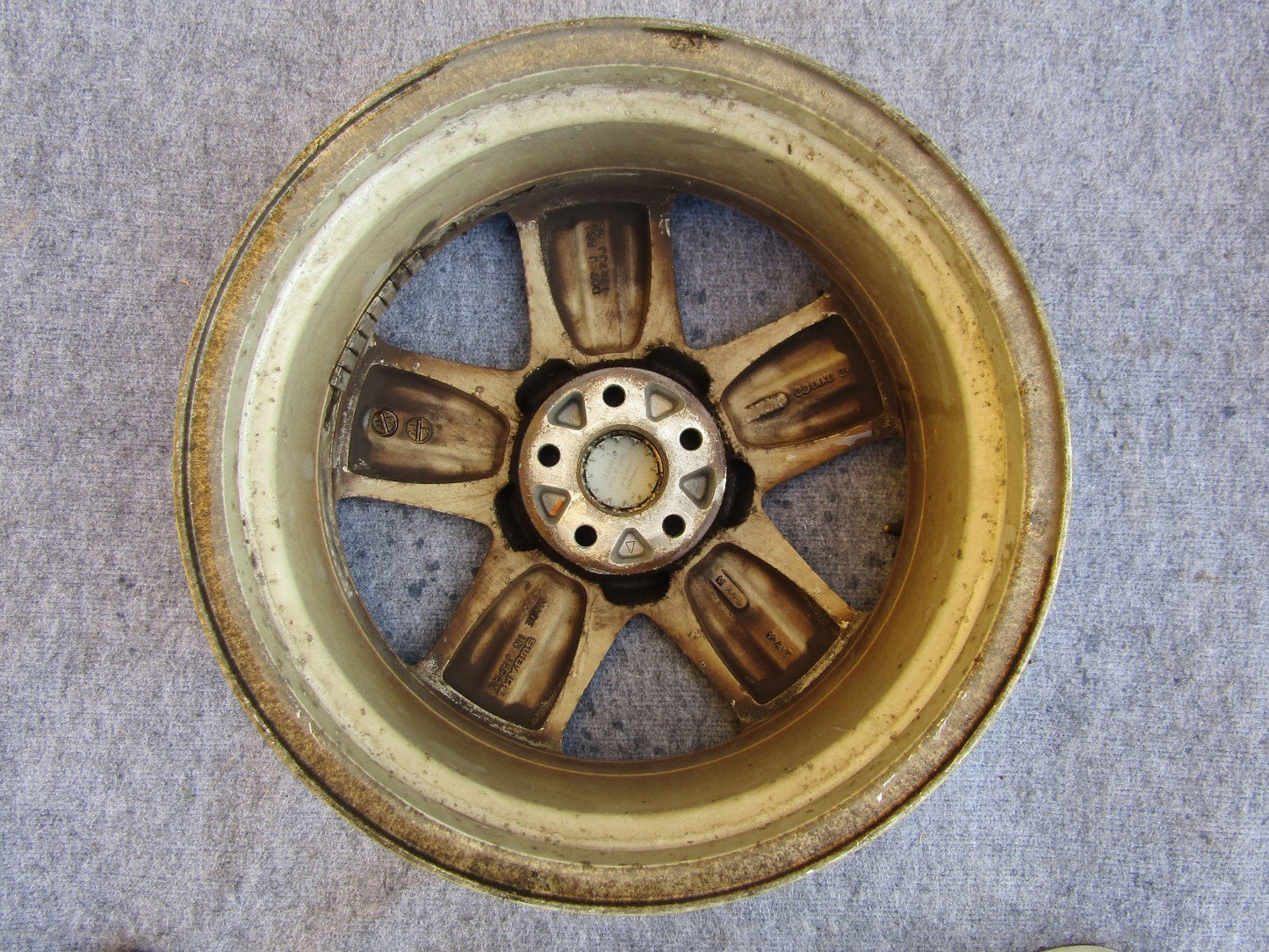2006-2010 Subaru Forester 17X7 Aluminum Alloy Silver 5 Spoke Wheel 68750 OEM