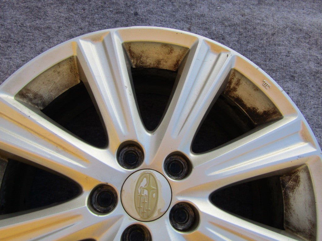 Subaru Legacy 2010-2013 16X6.5 Aluminum Alloy Chrome 8 Spoke Wheel OEM