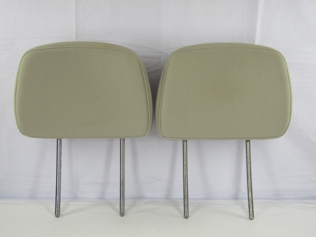 2005-2009 Subaru Legacy Outback Front Headrest Set Cloth Tan OEM