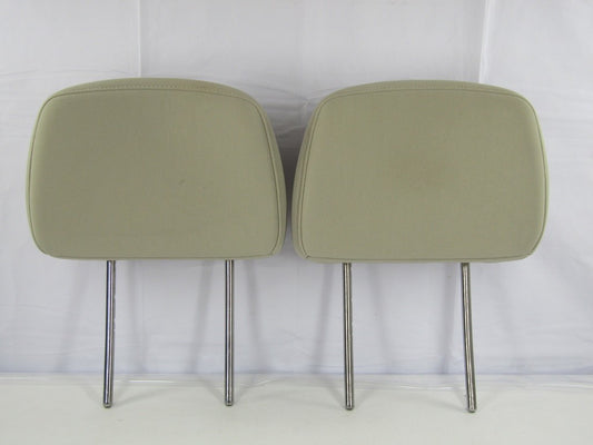 2005-2009 Subaru Legacy Outback Front Headrest Set Cloth Tan OEM