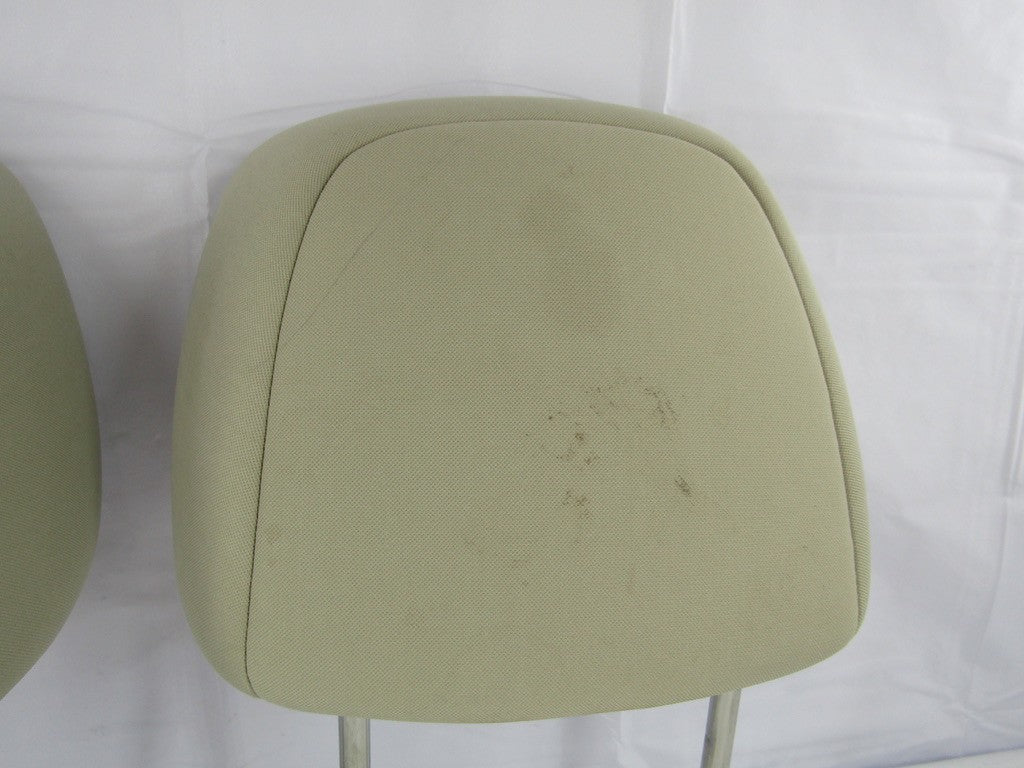 2005-2009 Subaru Legacy Outback Front Headrest Set Cloth Tan OEM