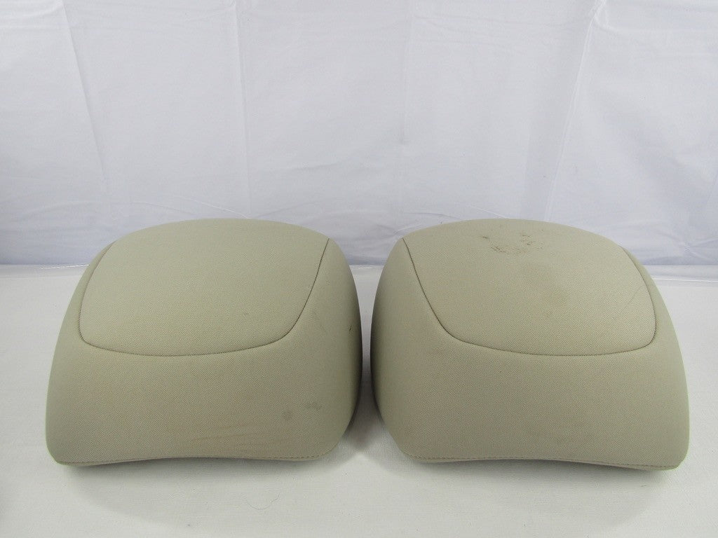 2005-2009 Subaru Legacy Outback Front Headrest Set Cloth Tan OEM