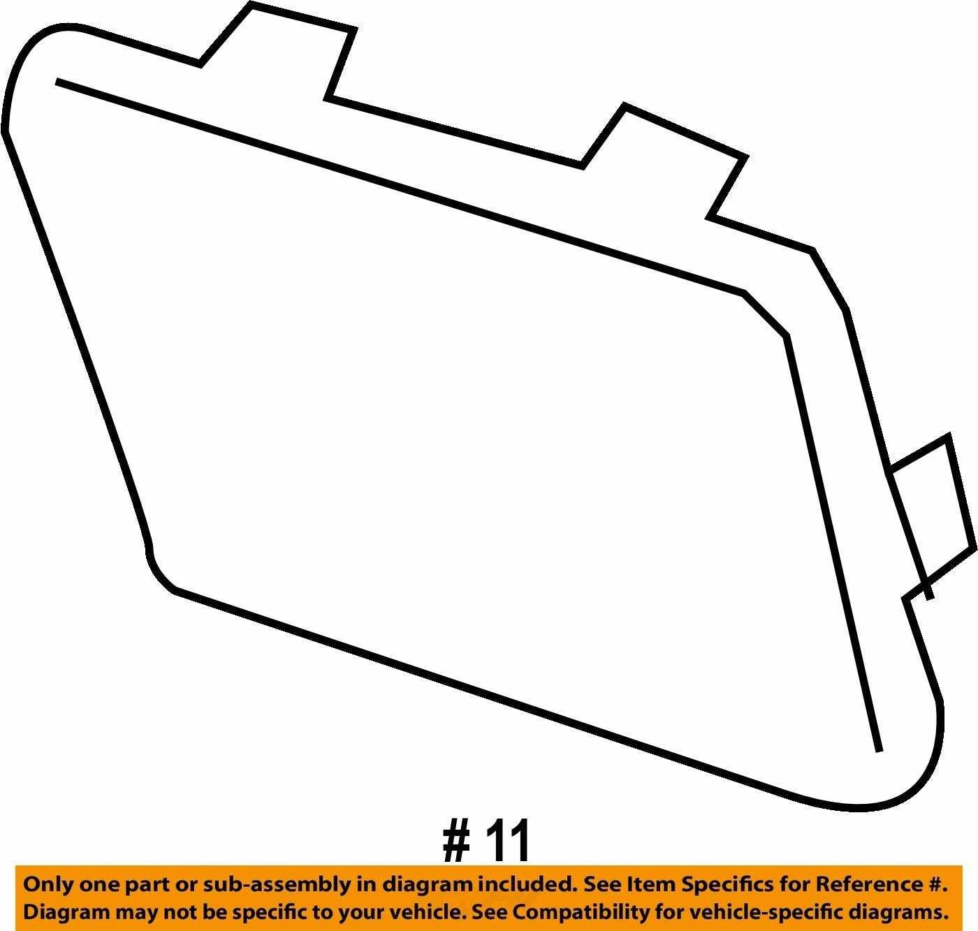 2005-2009 Subaru Outback Right Rear Interior Liftgate Bulb Trim Cover