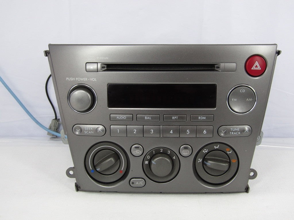 2005-2006 Subaru Legacy Outback Stereo Radio Climate Control Bezel 86201AG64A