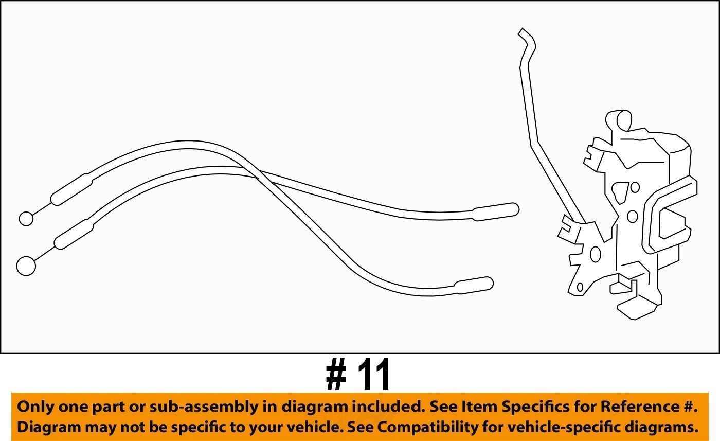 2005-2009 Subaru Outback Front Right Door Lock Latch Actuator OEM