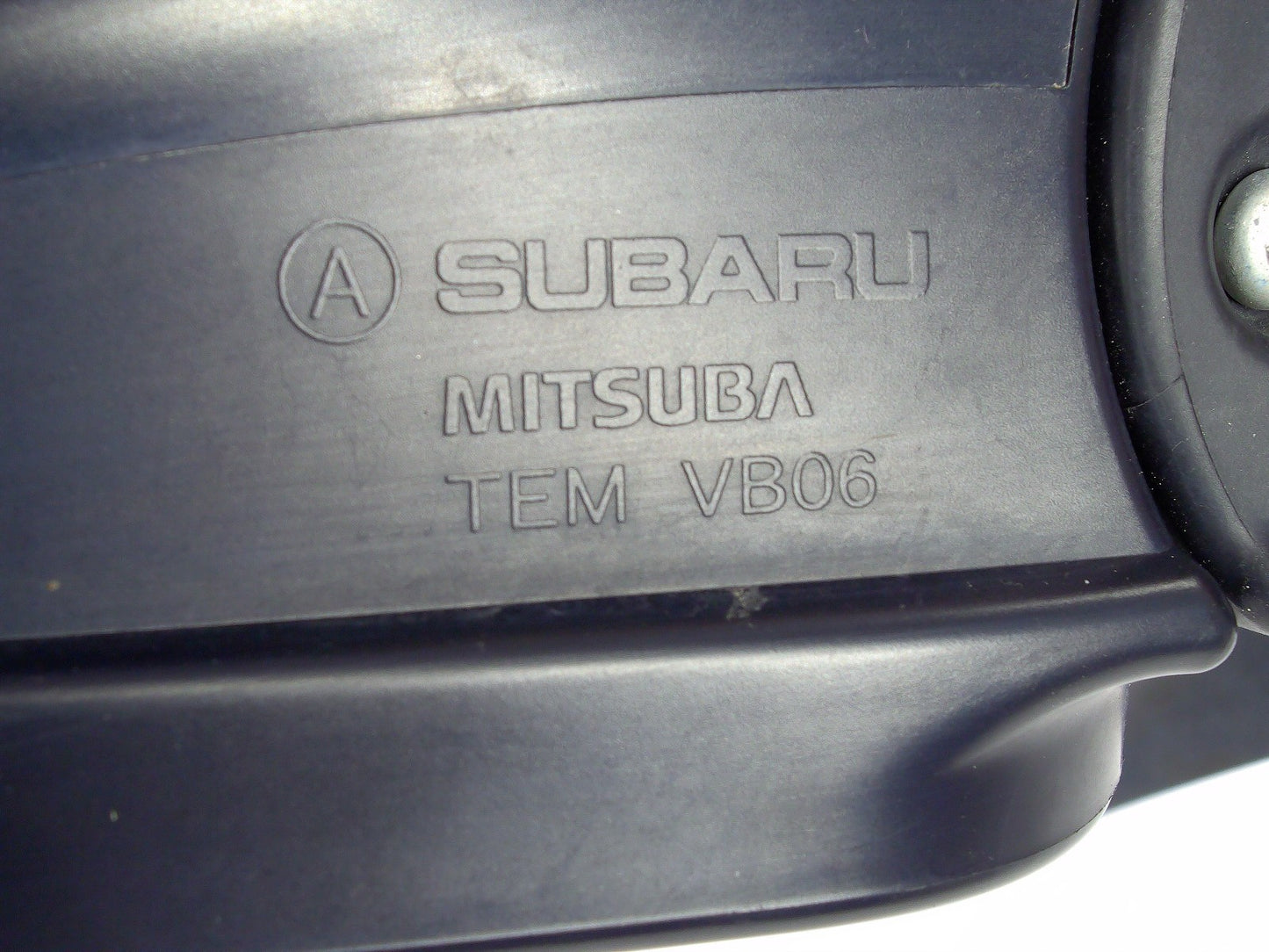 2005-2006 Subaru Outback Right View 6-WIRE Heated Mirror Black OEM