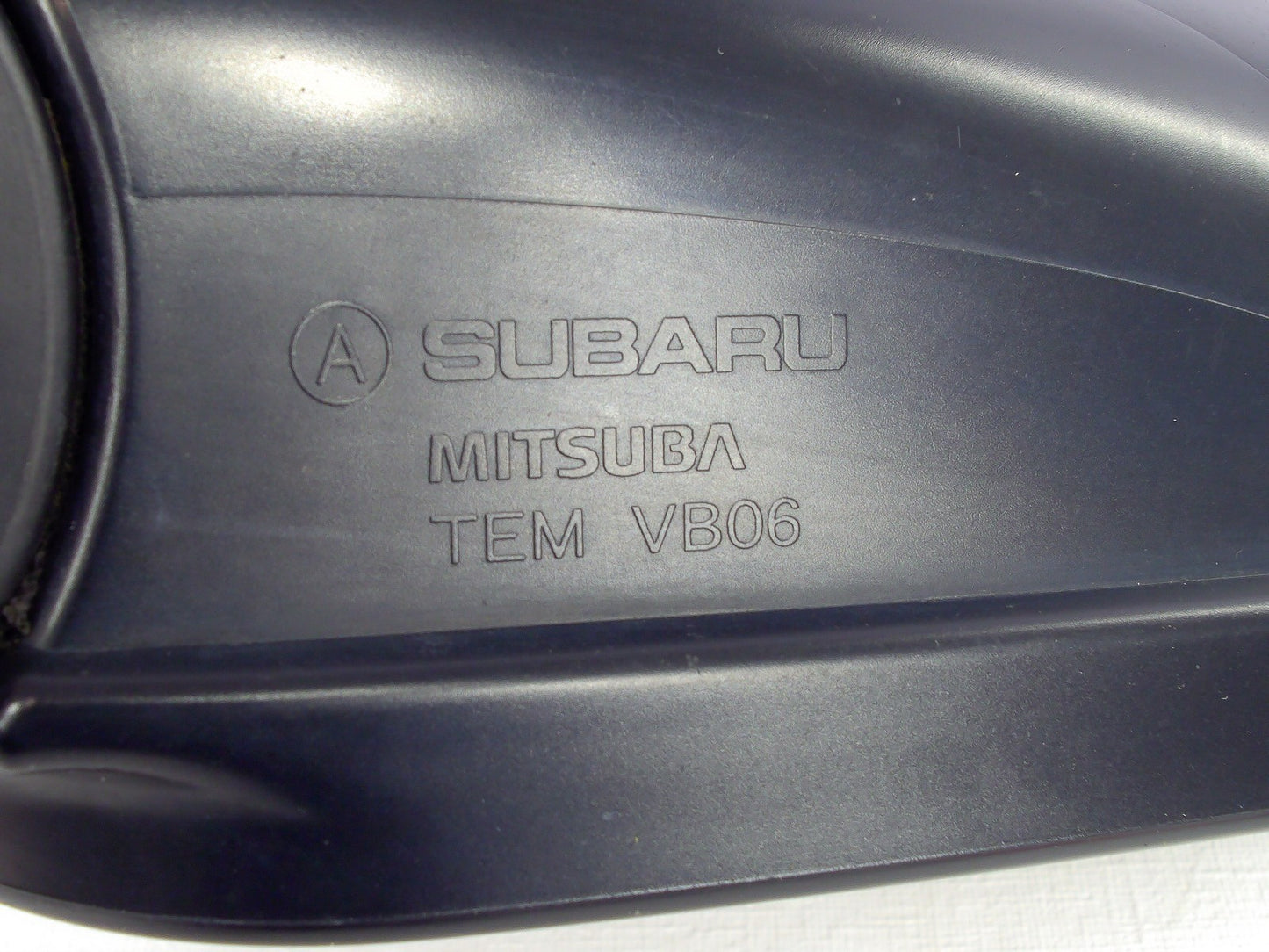 2005-2006 Subaru Outback Left View 6-WIRE Heated Mirror Black OEM