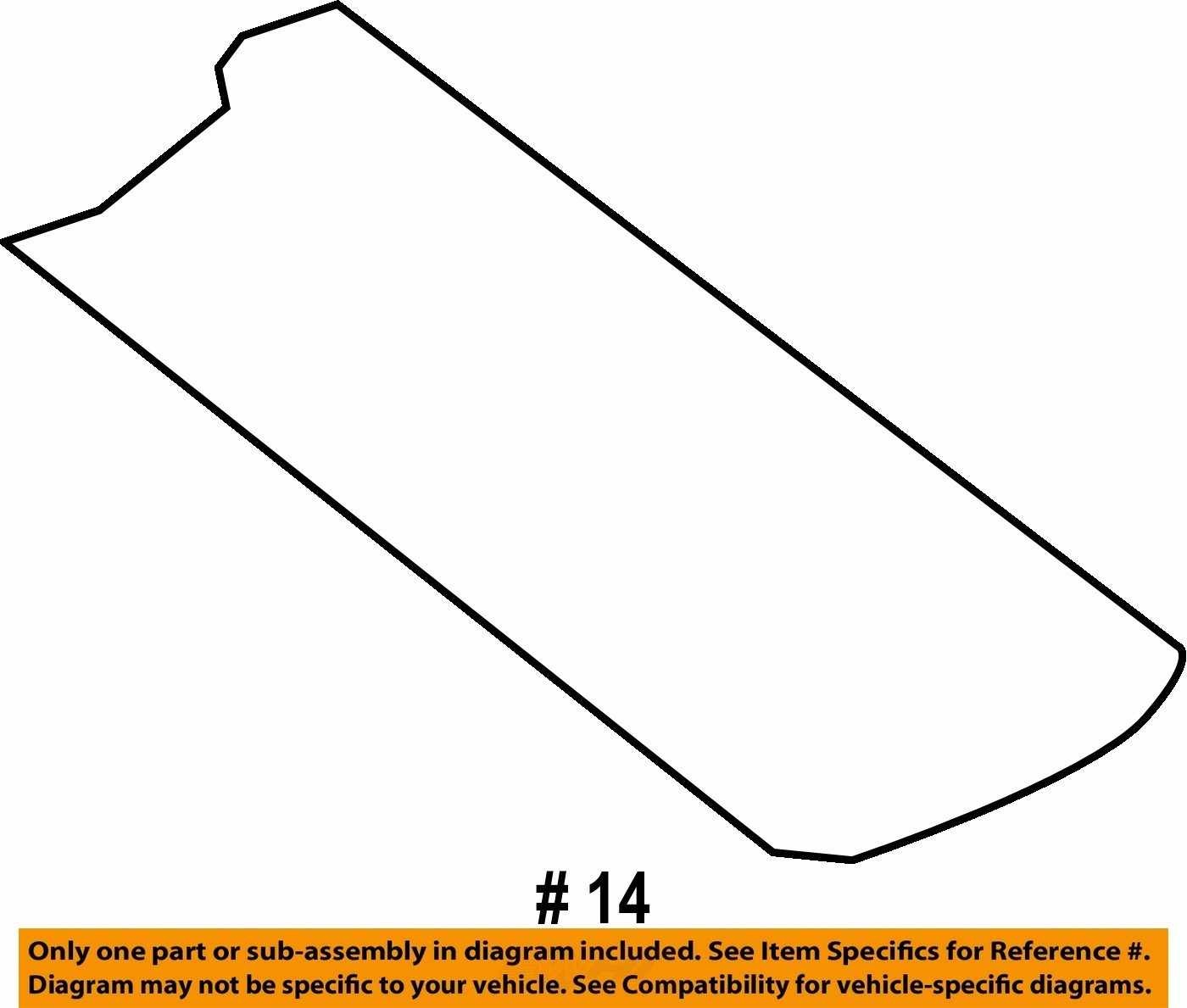 2005-2007 Subaru Outback Right Rear Door Interior Handle Trim Cover OEM