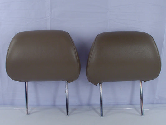 1996-2002 Toyota 4Runner Front Headrest Set Leather Beige OEM