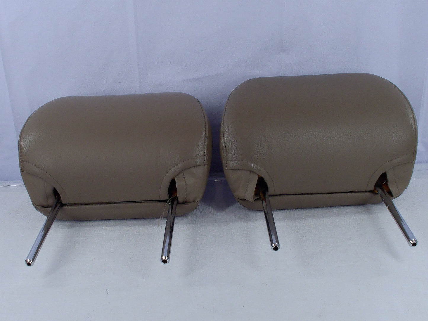 1996-2002 Toyota 4Runner Front Headrest Set Leather Beige OEM