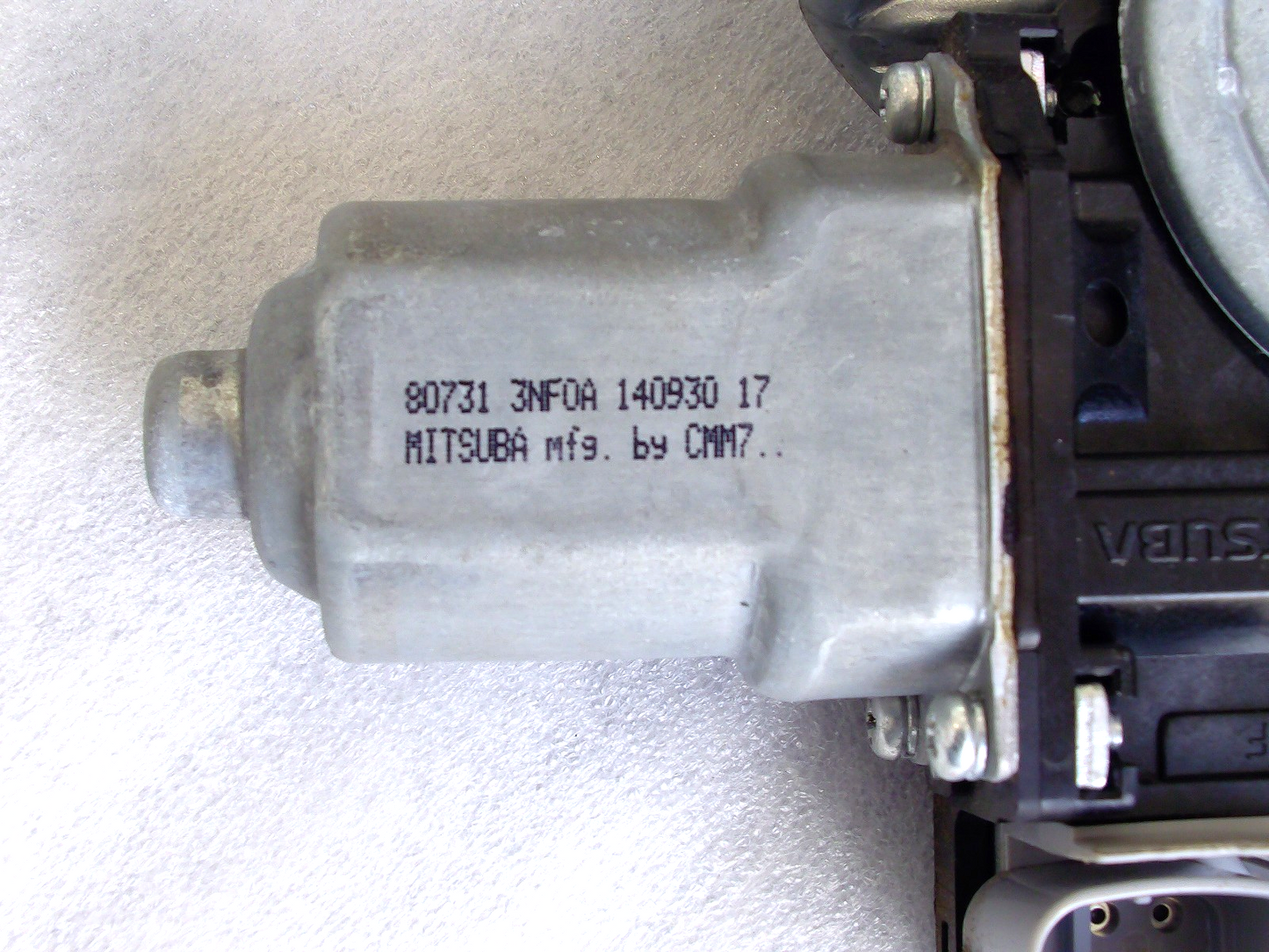 2013-2025 Nissan Leaf Right Front Window Regulator and Motor OEM