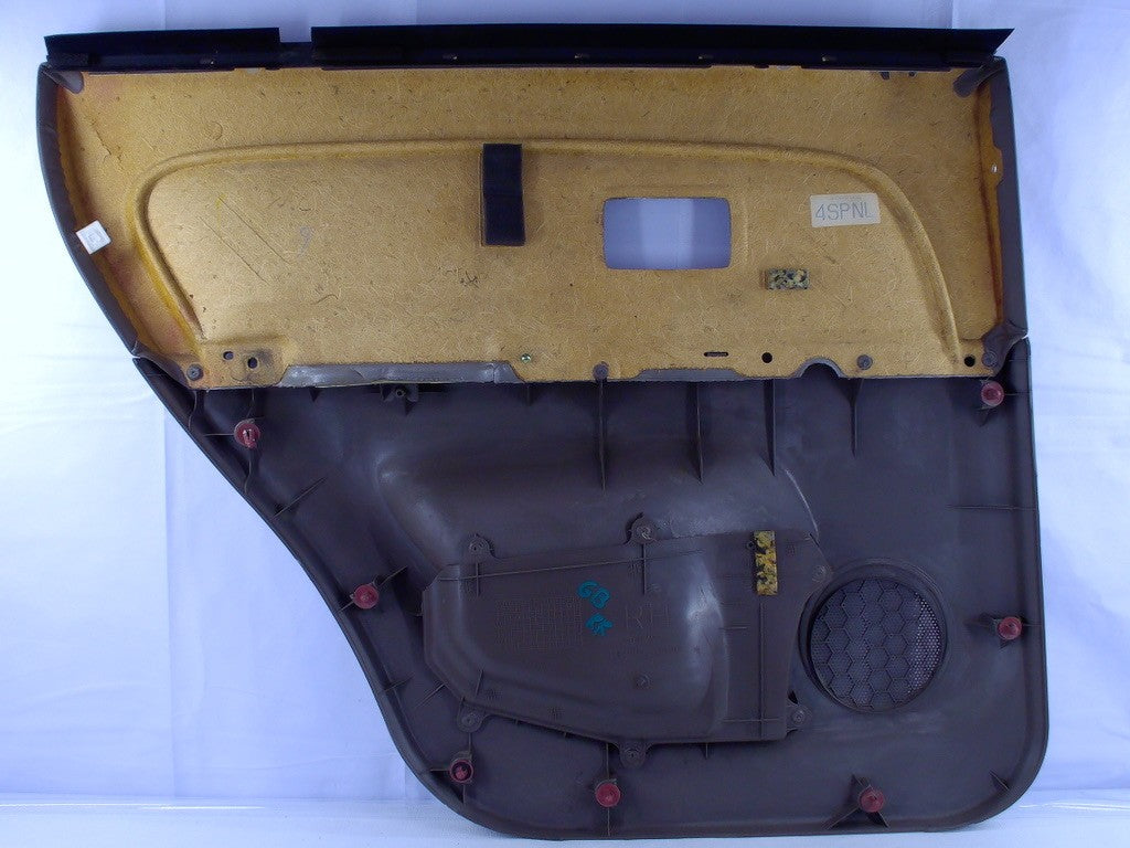 1996-2002 Toyota 4Runner Right Rear Door Interior Panel Card Brown Trim OEM