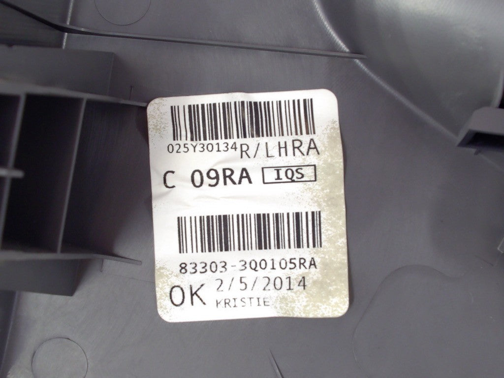 2011-2014 Hyundai Sonata Left Rear Door Card Interior Trim Panel OEM