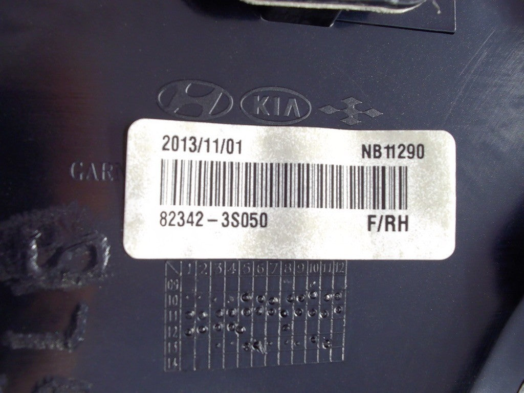 2011-2014 Hyundai Sonata Right Front Door Interior Panel Card Trim OEM