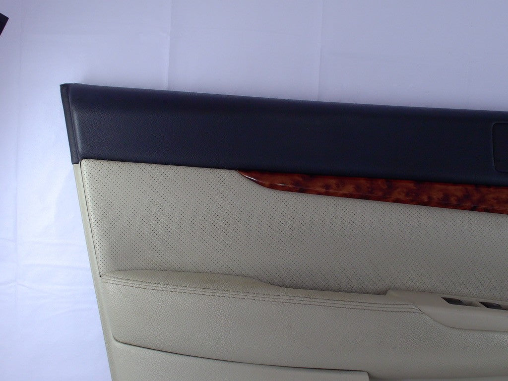 2010-2014 Subaru Outback Left Front Interior Door Panel Card Ivory Leather OEM