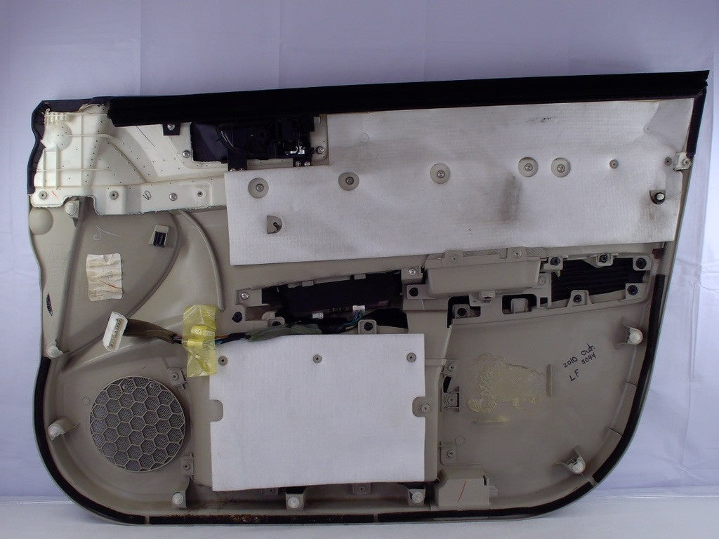 2010-2014 Subaru Outback Left Front Interior Door Panel Card Ivory Leather OEM