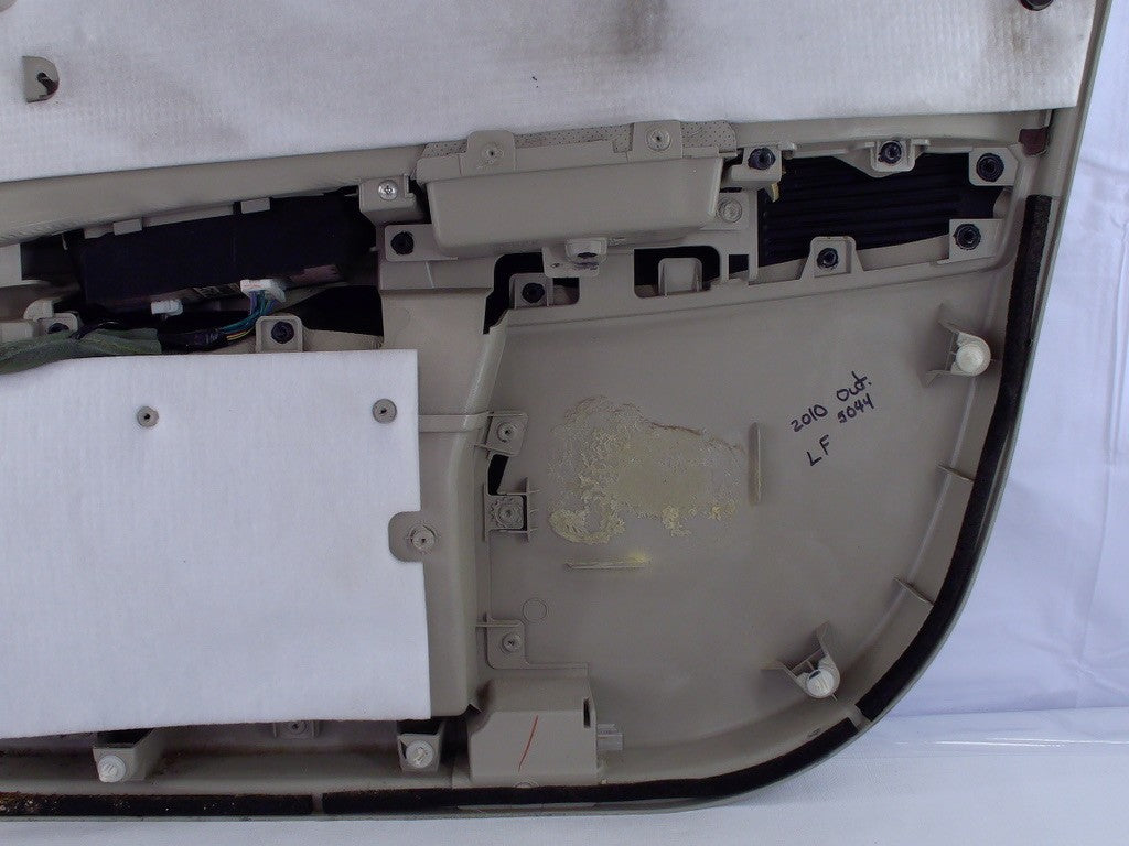 2010-2014 Subaru Outback Left Front Interior Door Panel Card Ivory Leather OEM