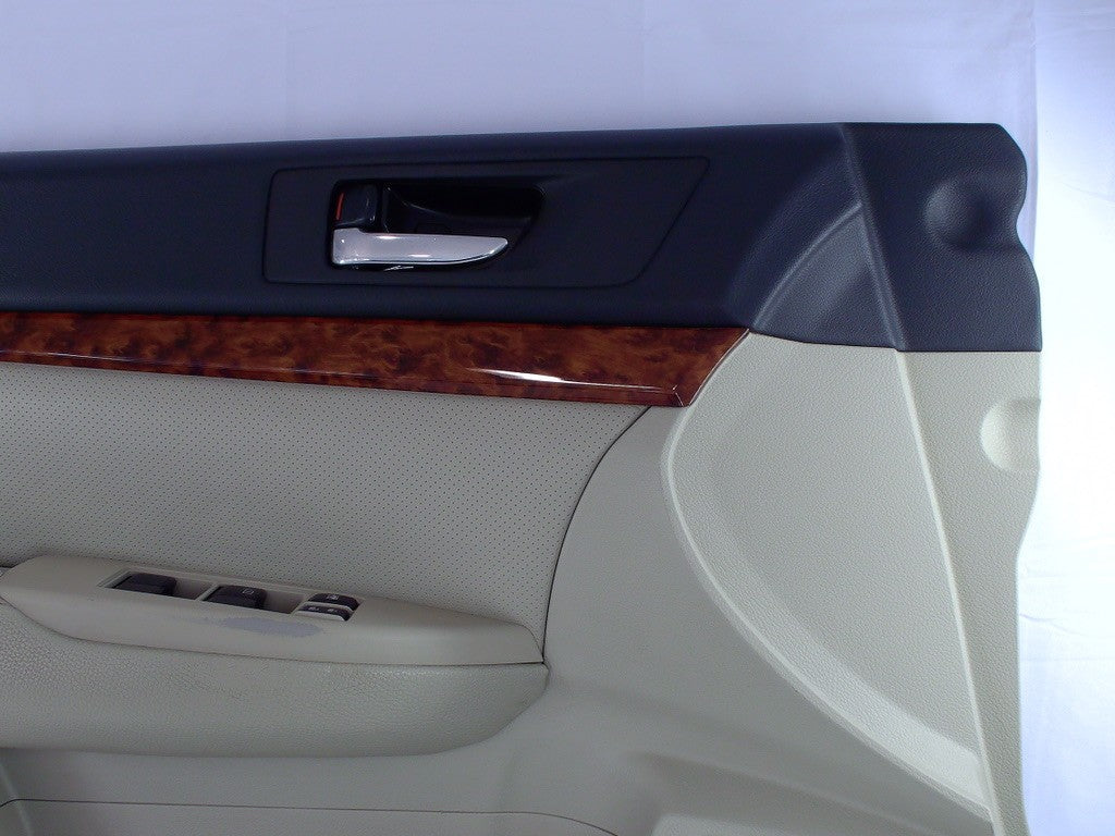 2010-2014 Subaru Outback Left Front Interior Door Panel Card Ivory Leather OEM