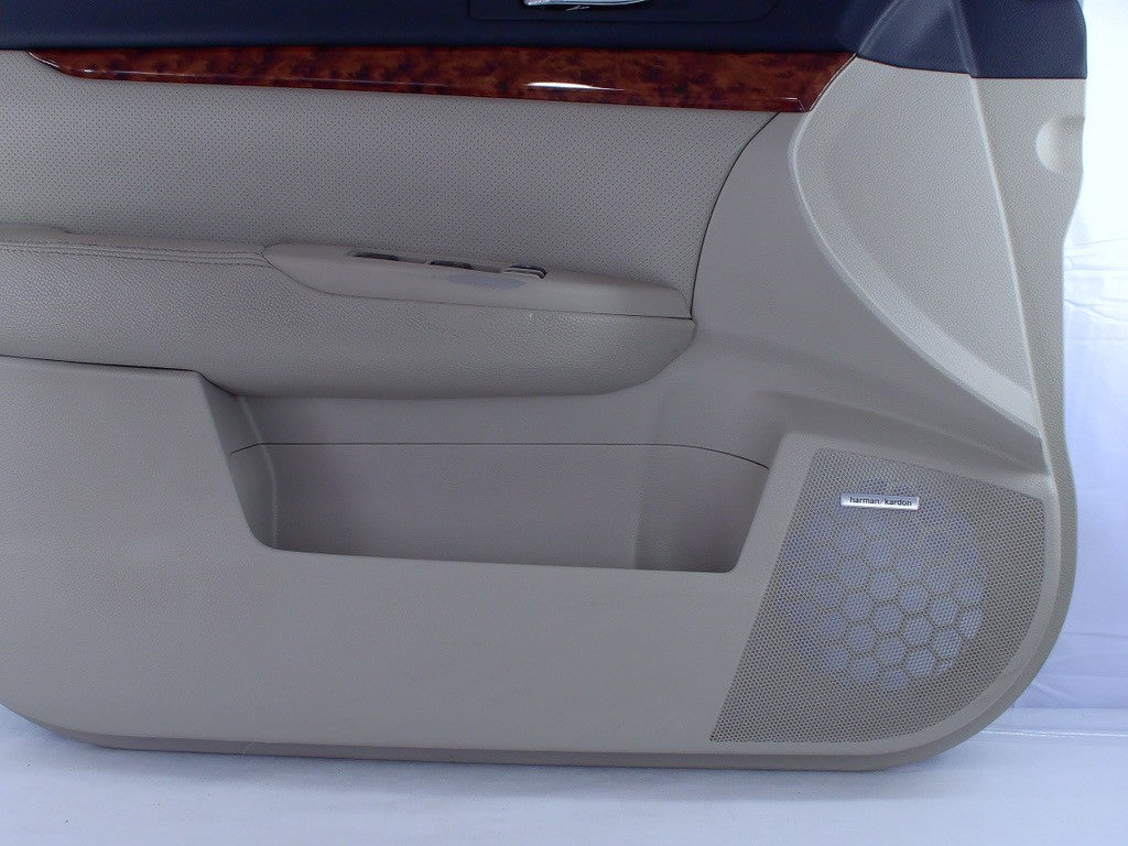 2010-2014 Subaru Outback Left Front Interior Door Panel Card Ivory Leather OEM